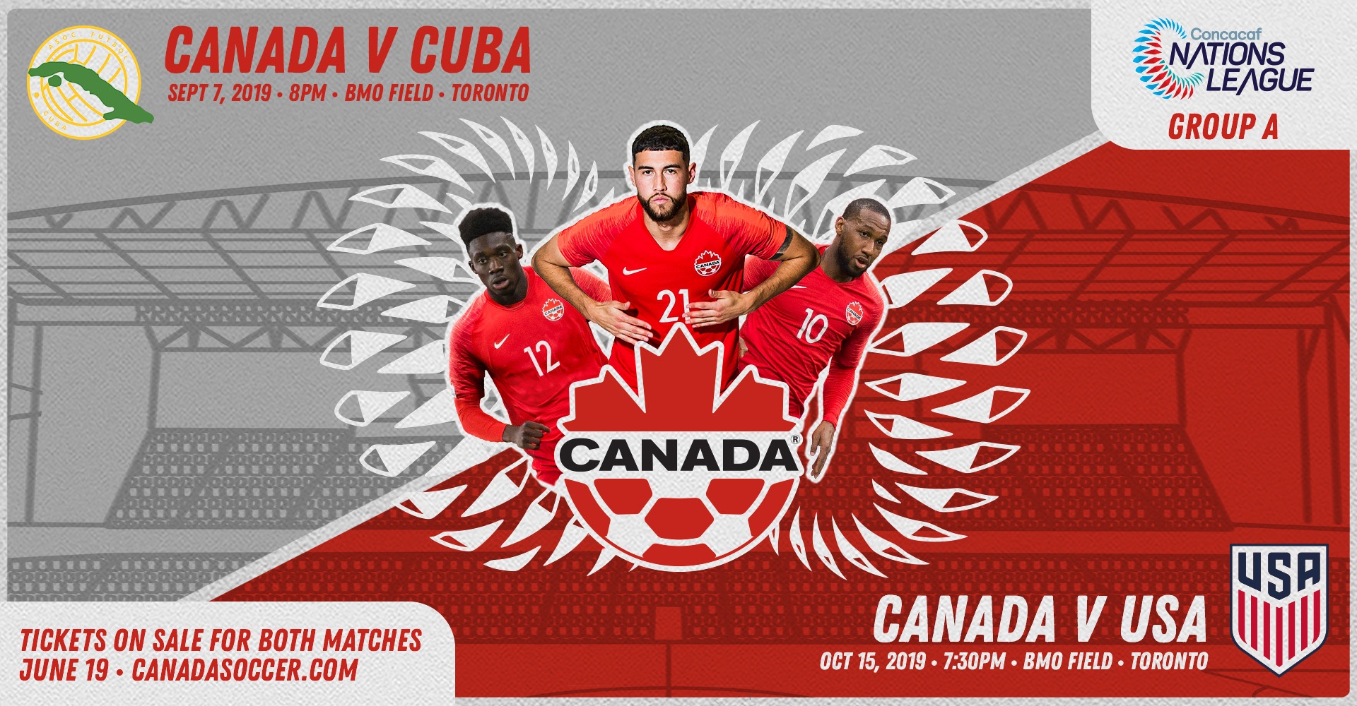 Tickets on sale for Men’s National Team Fall Concacaf Nations League