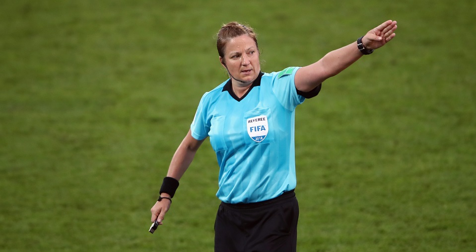 Referee Carol Anne Chenard