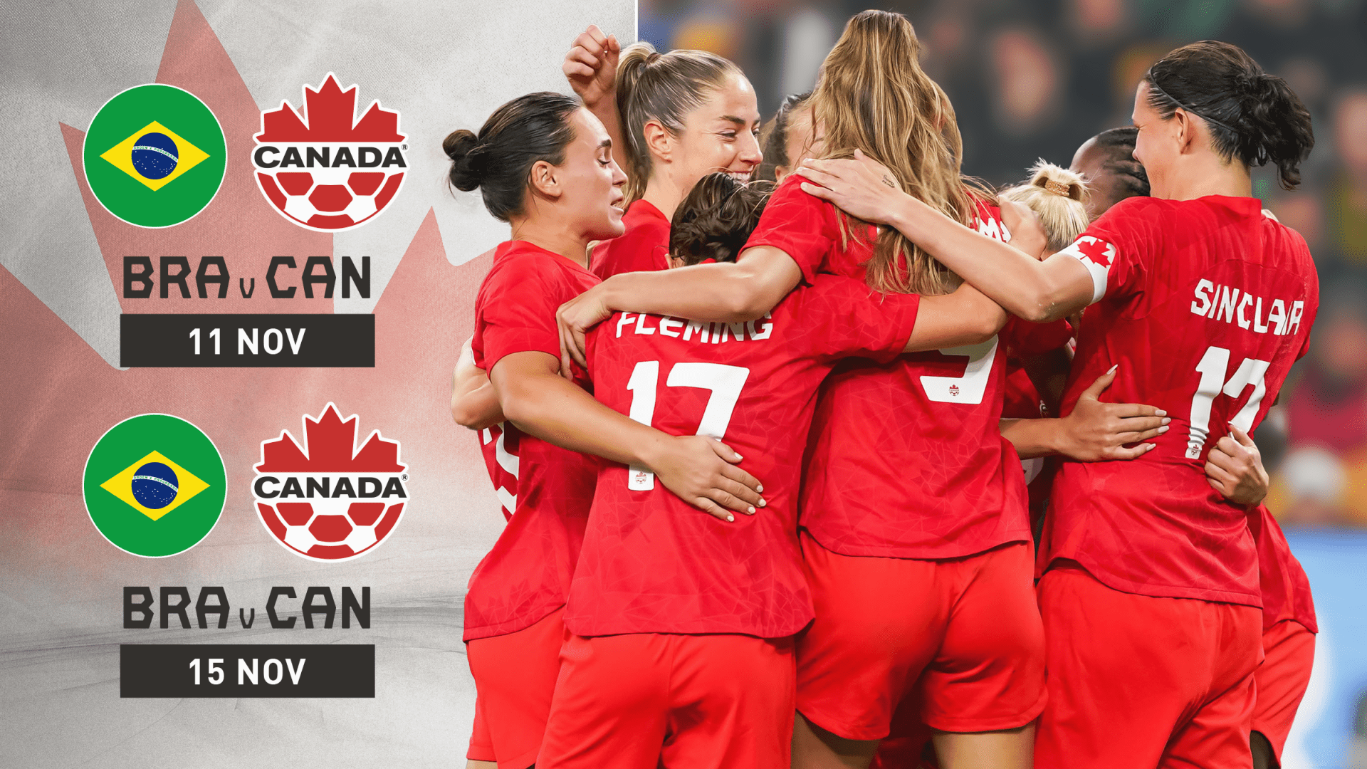 Canada Soccer's Women's National Team Announces Squad for November