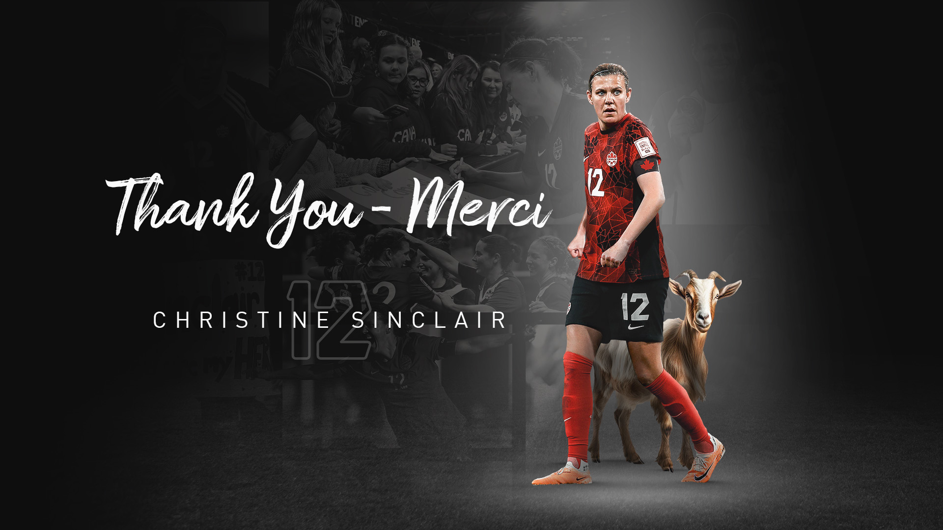 Christine Sinclair will leave the international scene at the end of 2023