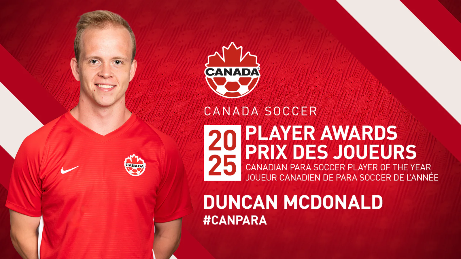 2025 Joueur de Para Soccer de l'année