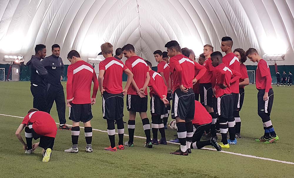 Boys U-14 identification camp in Vaughan