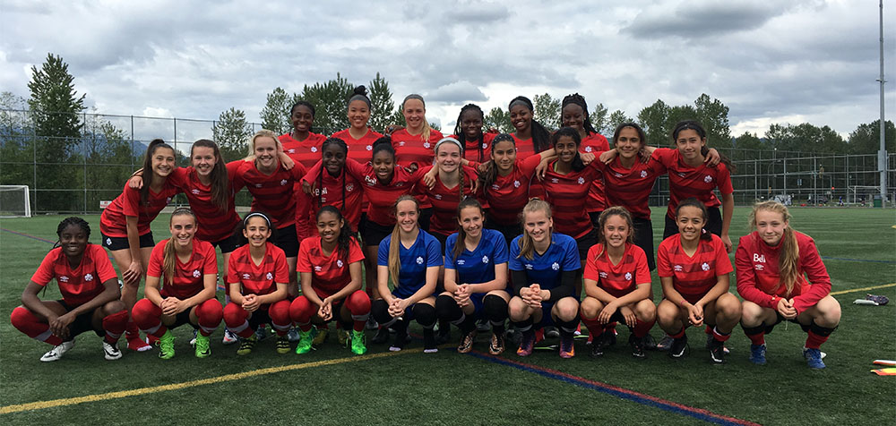 Women’s EXCEL U-17 camp in Burnaby