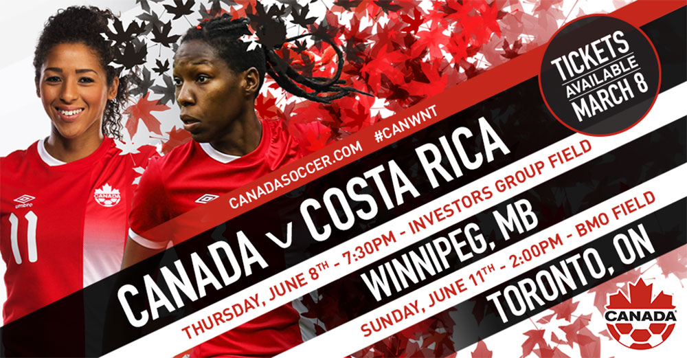 Women’s international series in Canada
