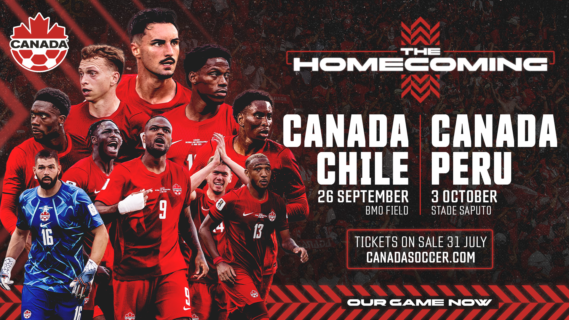 Men's International Match Calendar